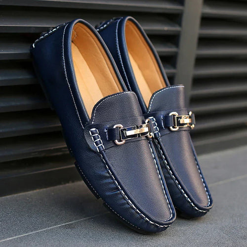 Adriano™ - Mocasines de piel auténtica con presencia superior