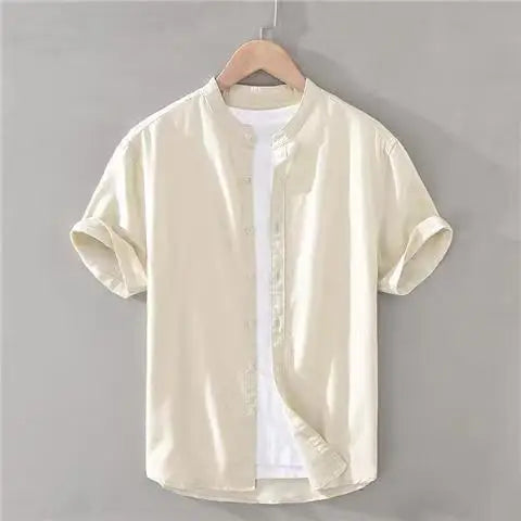 Rafael™ - Camisa elegante de lino con look versátil