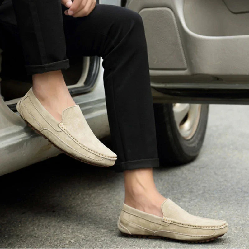 Massimo™ - Mocasines elegantes de ante de primera calidad de clase exclusiva