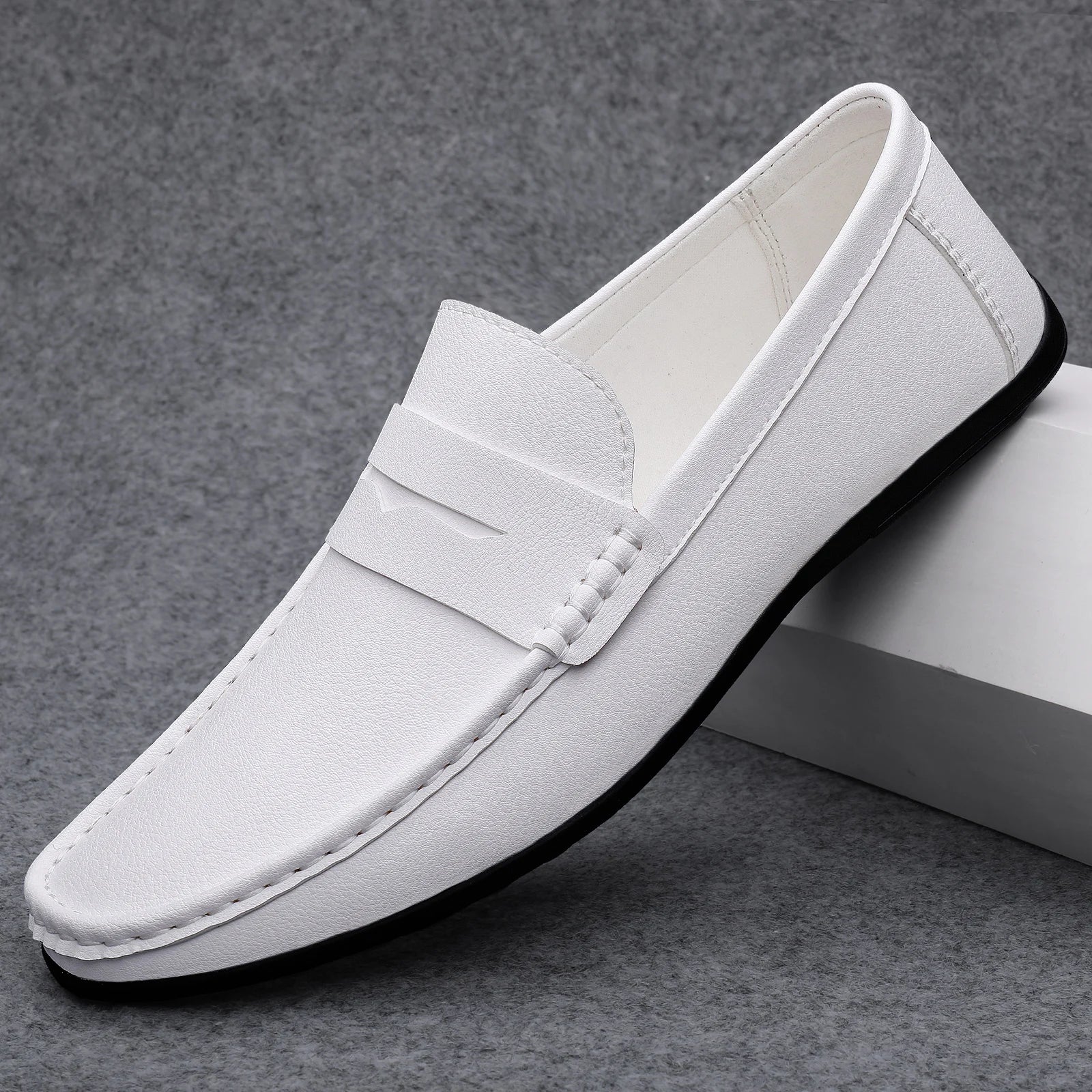 Franco™ - Mocasines clásicos de piel italiana para hombre distinguido