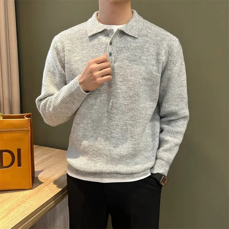Nicolás™ - Elegante Jersey Polo de Punto
