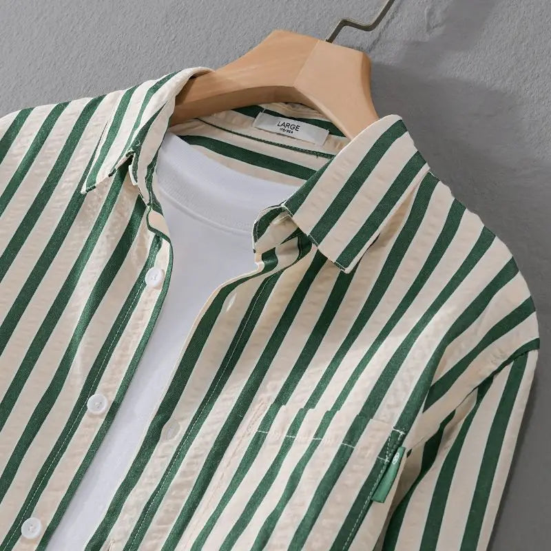Matteo™ - Camisa cómoda para hombre con estilo impecable