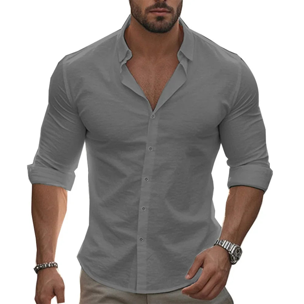 Samuel™ - Camisa casual refinada con diseño contemporáneo