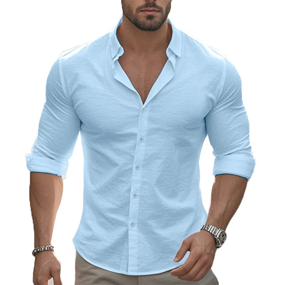 Samuel™ - Camisa casual refinada con diseño contemporáneo