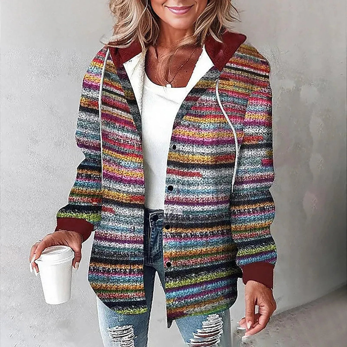 Elisa | Sobrecamisa Forrada con Capucha