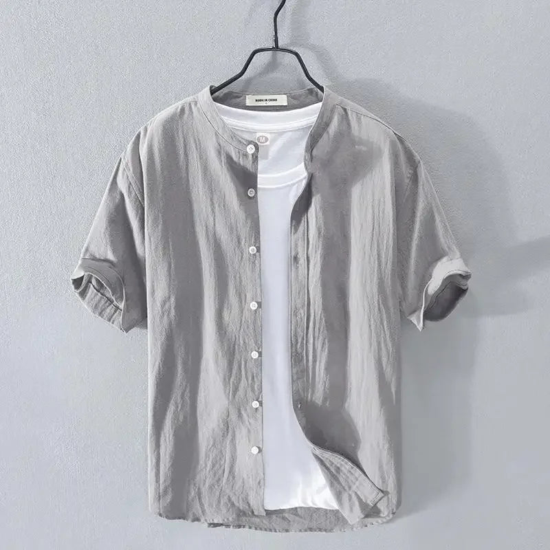 Rafael™ - Camisa elegante de lino con look versátil