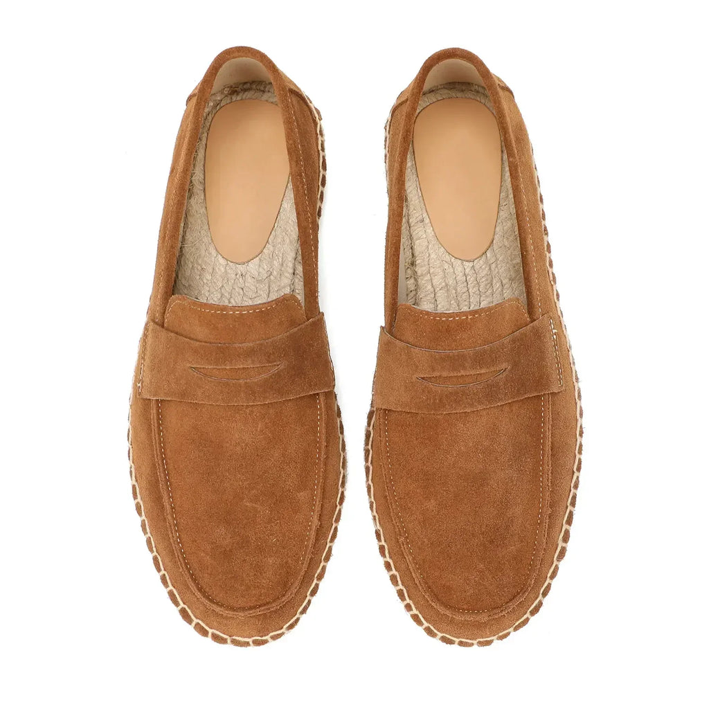 Beltrán™ - Elegantes alpargatas de ante con distinción clásica