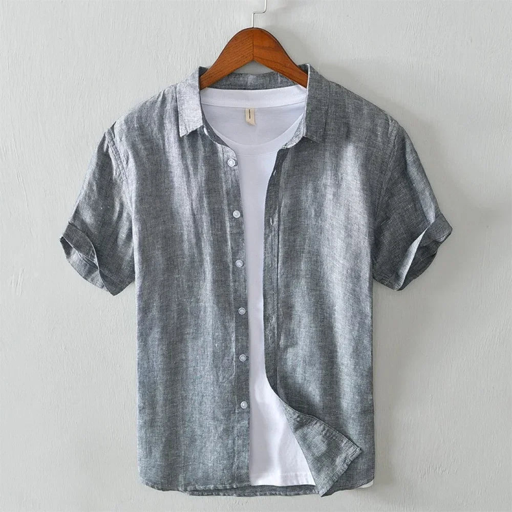 Adrián™ - Sobrecamisa premium de manga corta con ajuste cómodo