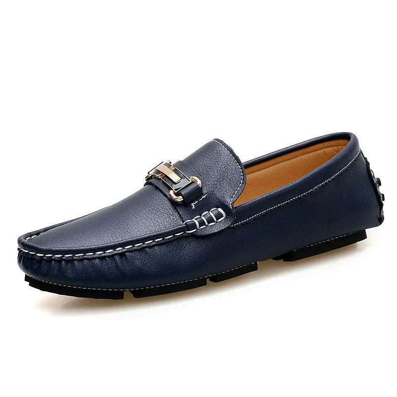 Adriano™ - Mocasines de piel auténtica con presencia superior
