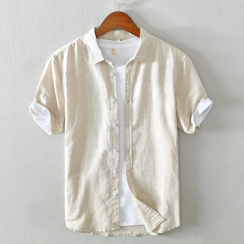 Adrián™ - Sobrecamisa premium de manga corta con ajuste cómodo