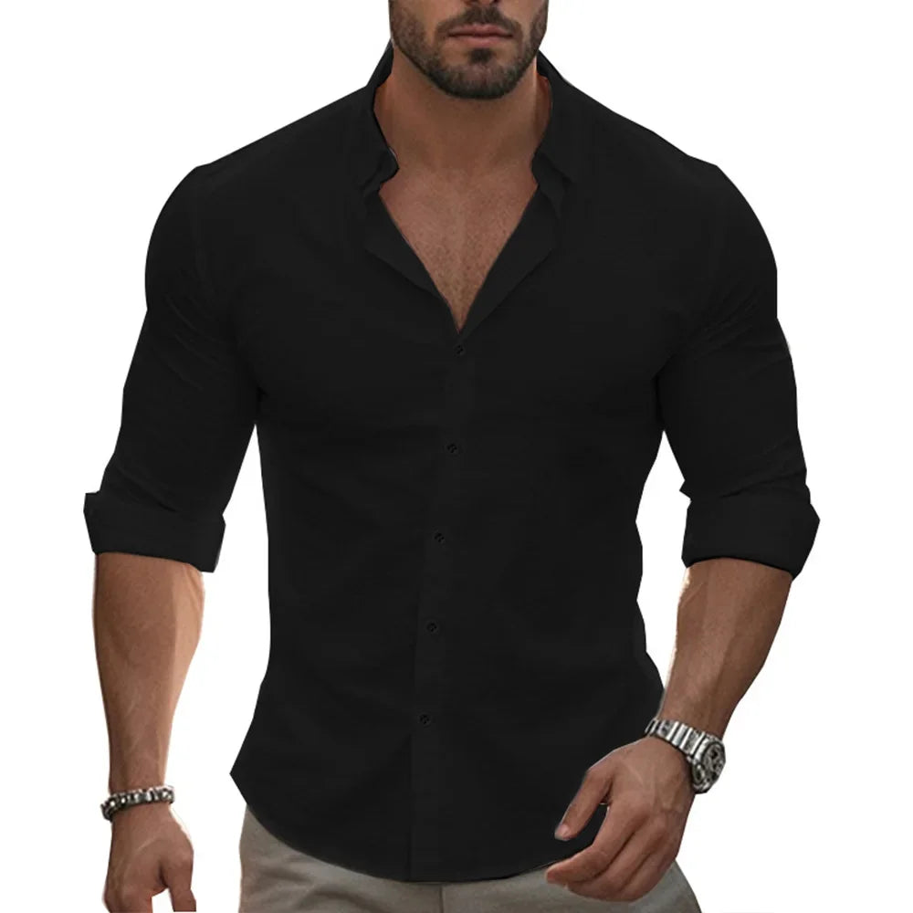 Samuel™ - Camisa casual refinada con diseño contemporáneo