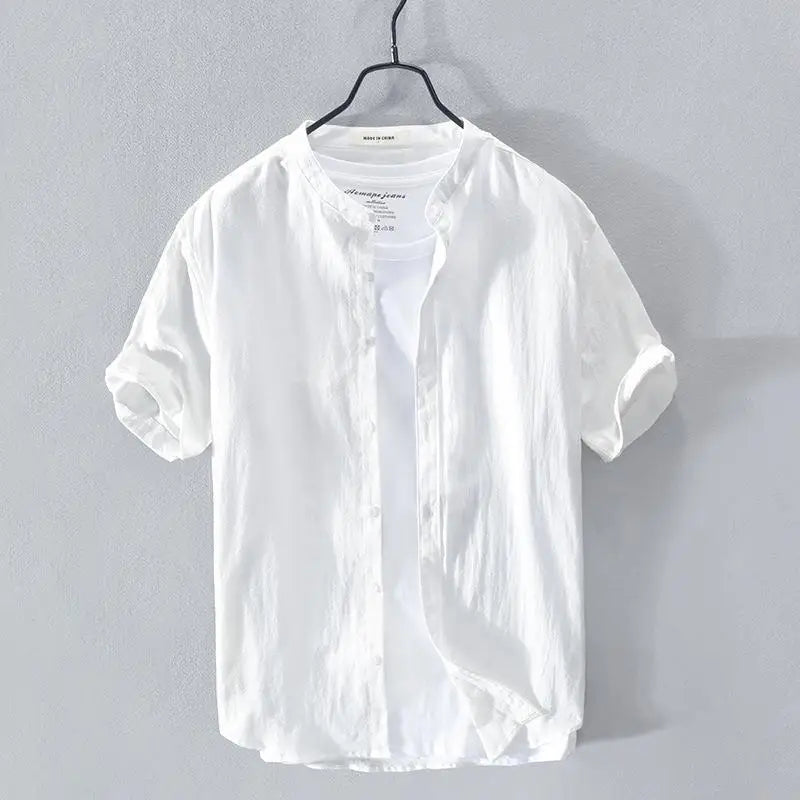 Rafael™ - Camisa elegante de lino con look versátil