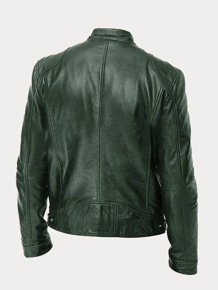 MARIO | Chaqueta de Cuero Elegante