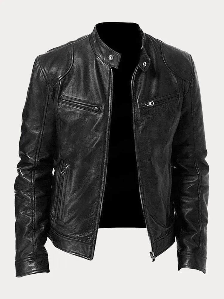 MARIO | Chaqueta de Cuero Elegante
