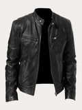 MARIO | Chaqueta de Cuero Elegante