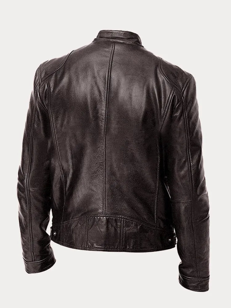 MARIO | Chaqueta de Cuero Elegante