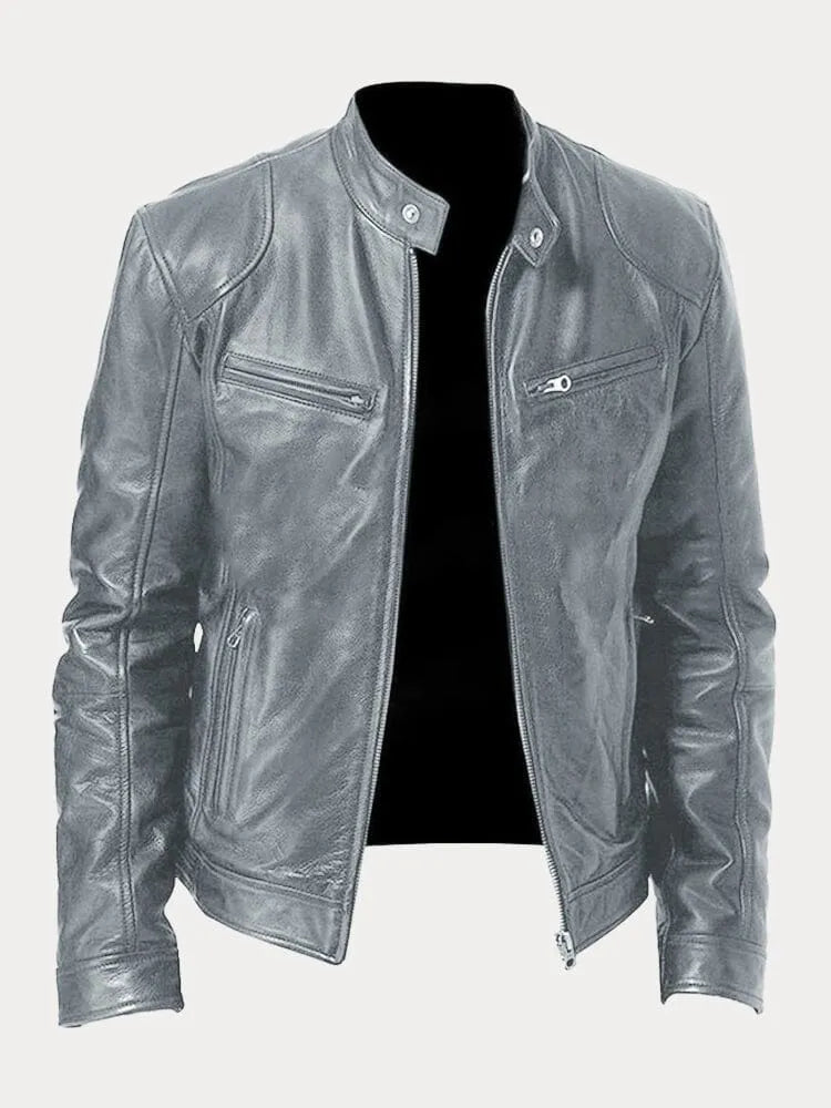 MARIO | Chaqueta de Cuero Elegante