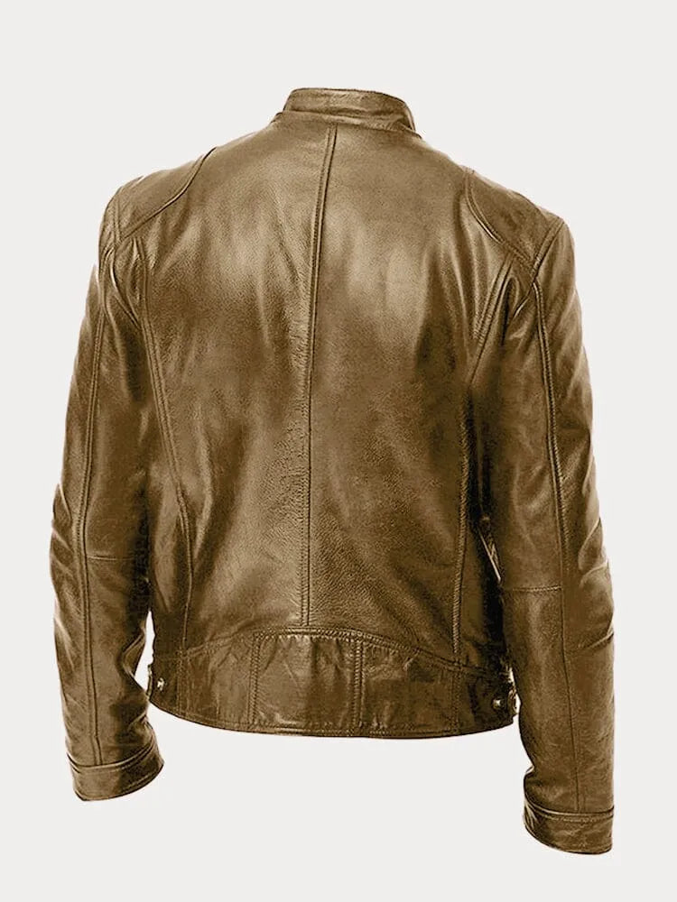 MARIO | Chaqueta de Cuero Elegante