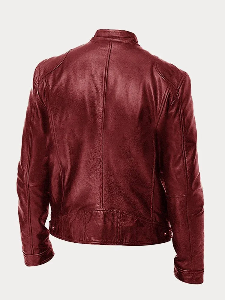 MARIO | Chaqueta de Cuero Elegante