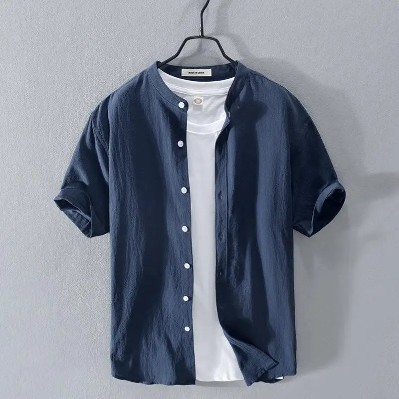 Rafael™ - Camisa elegante de lino con look versátil