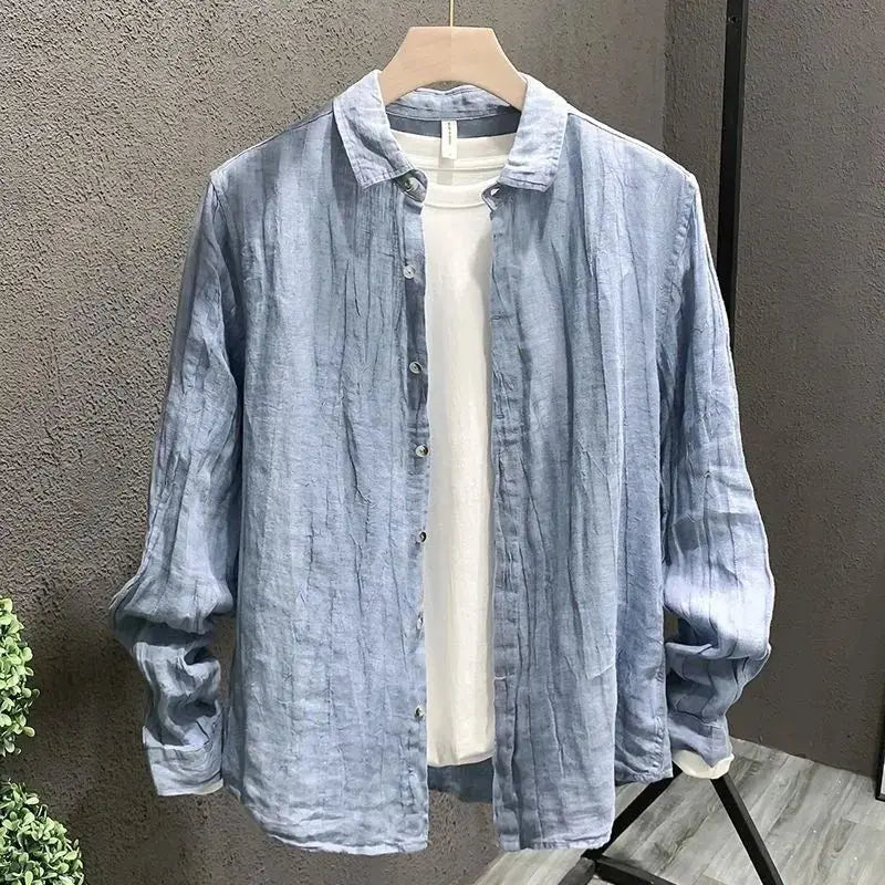 Santiago™ - Camisa cómoda para hombre con estilo contemporáneo