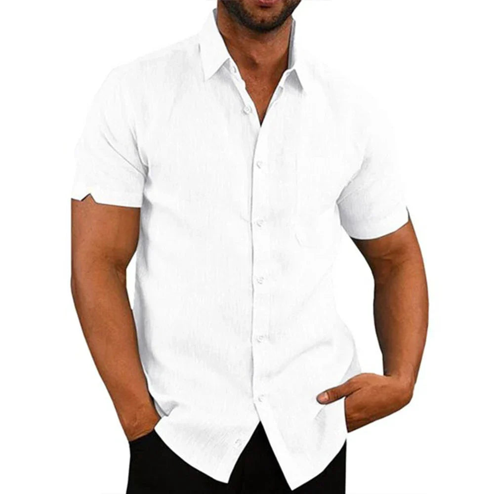Héctor™ - Camisa gris con diseño limpio y exclusivo