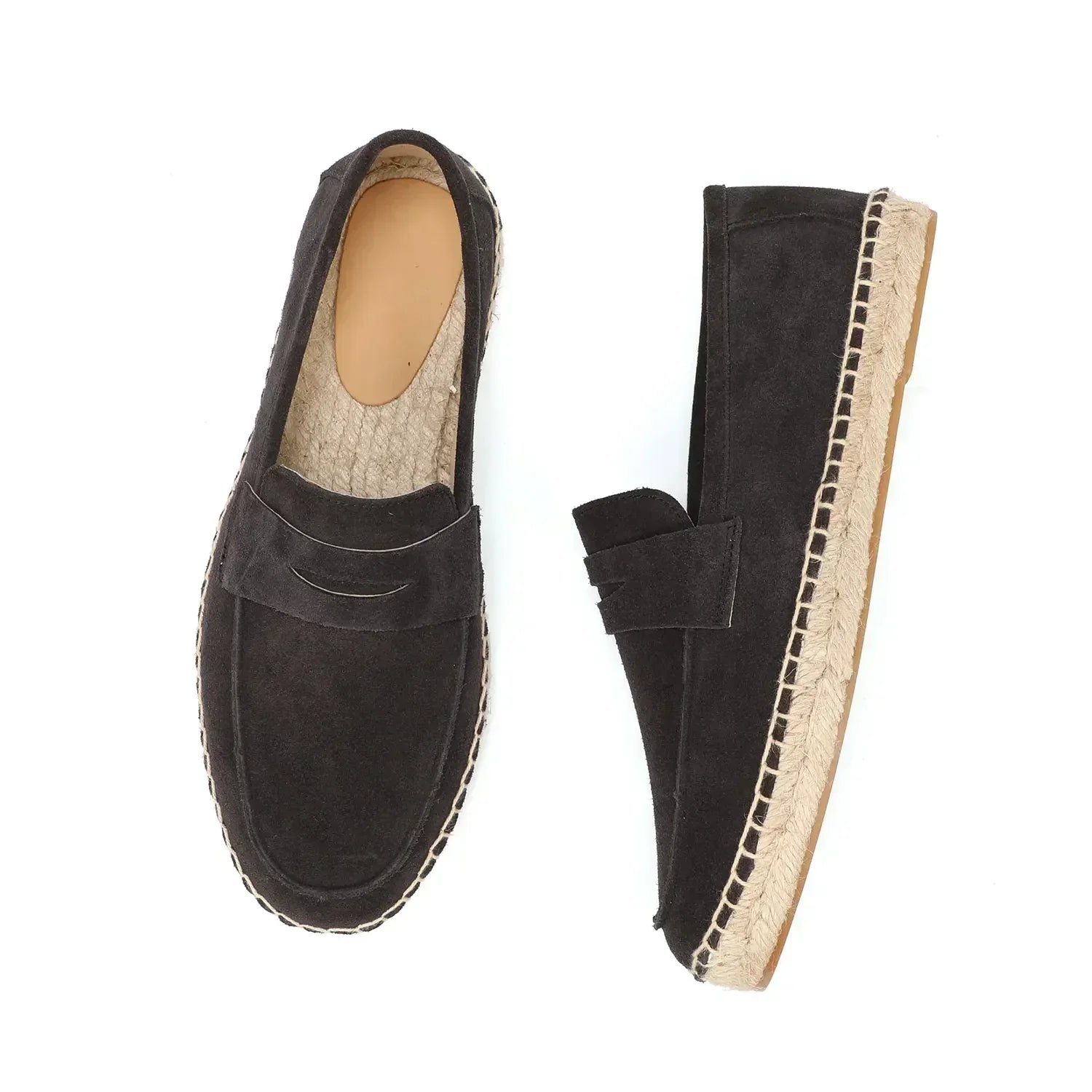 Beltrán™ - Elegantes alpargatas de ante con distinción clásica