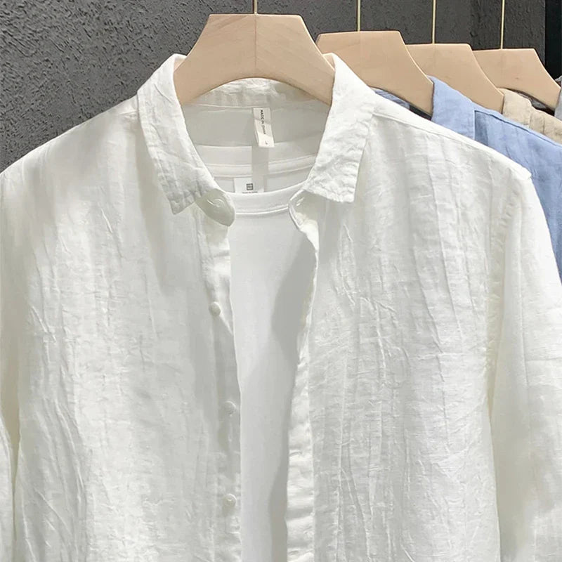 Santiago™ - Camisa cómoda para hombre con estilo contemporáneo