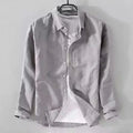 Sergio™ - Camisa azul marino premium con estilo elegante y moderno