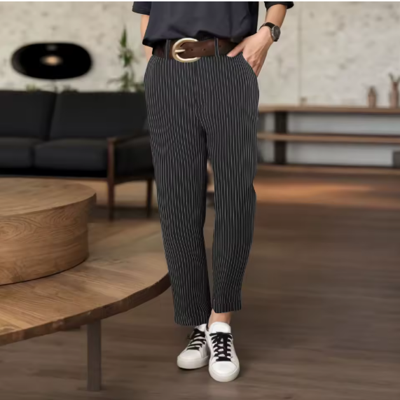 Beatrice | Pantalones Elegantes Moldeadores a Rayas