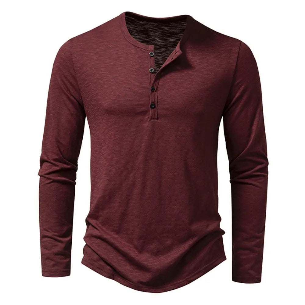 Óscar™ - Polo Casual Henley Distinguido