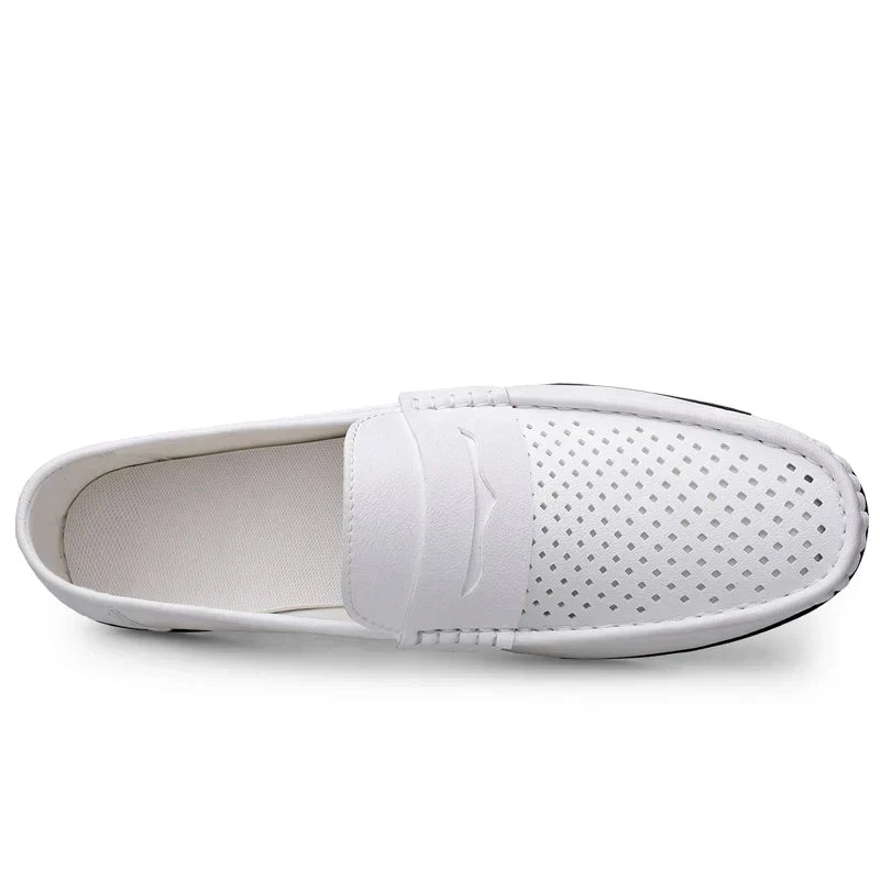 Franco™ - Mocasines clásicos de piel italiana para hombre distinguido