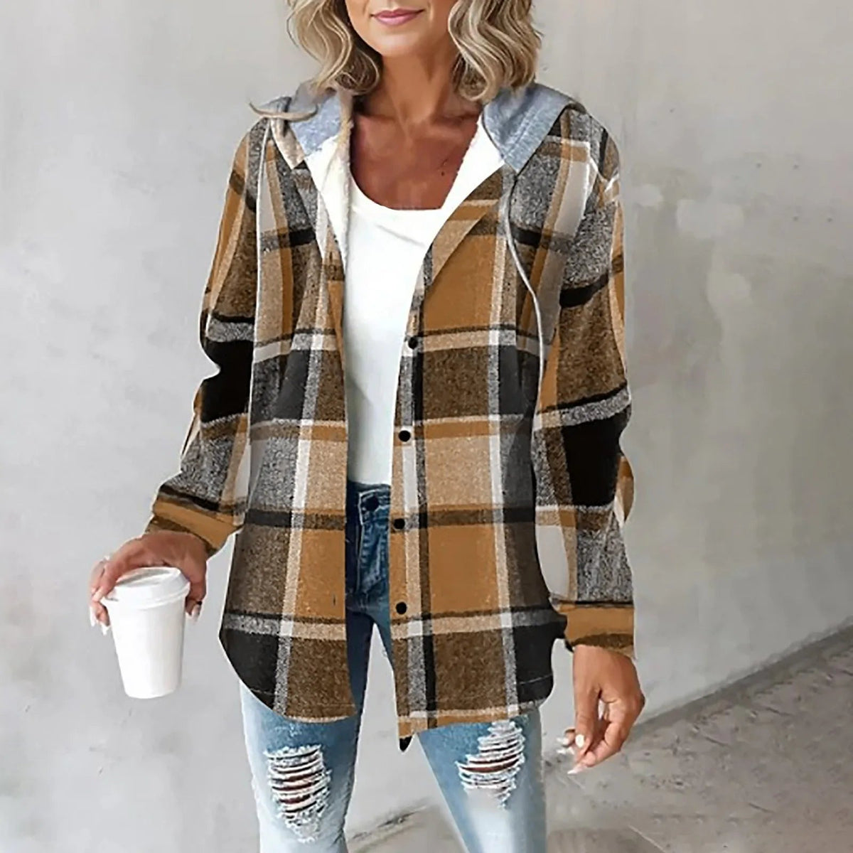 Elisa | Sobrecamisa Forrada con Capucha
