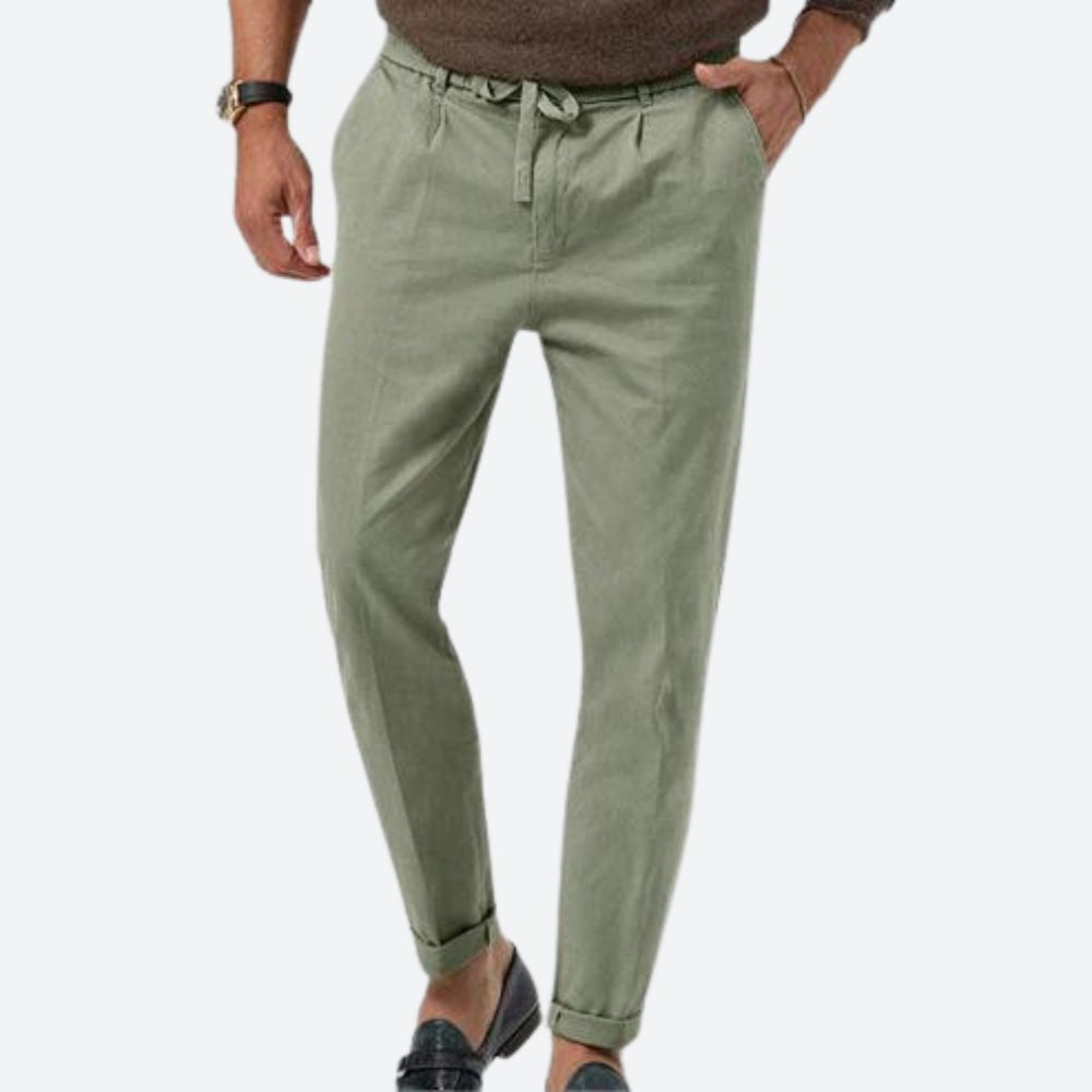 Rubén™ - Pantalón blanco con diseño limpio y exclusivo