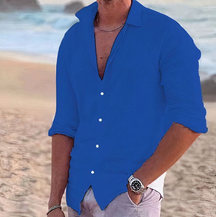 Ezequiel™ - Camisa cómoda para hombre con presencia moderna