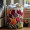 Lily | Cesto para la Ropa Alegría de Tulipanes