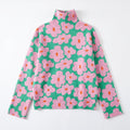 Suéter Floral de Punto