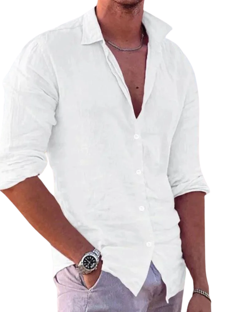 Ezequiel™ - Camisa cómoda para hombre con presencia moderna