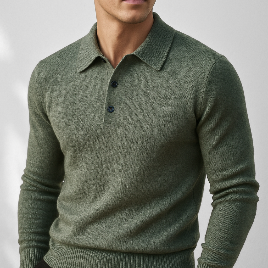 Luca™ - Elegante Polo de Lana