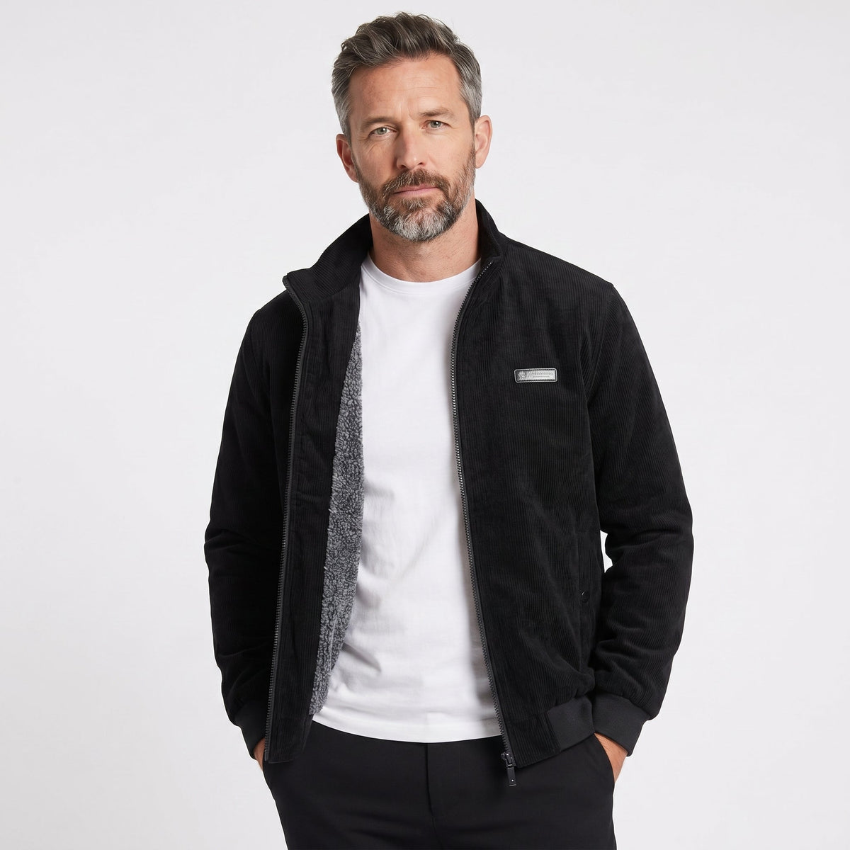 Chaqueta de pana con forro polar