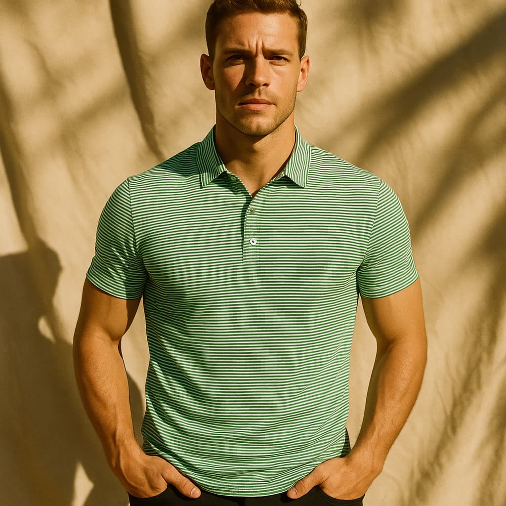 Vicente™ - Polo de Rayas Refinado
