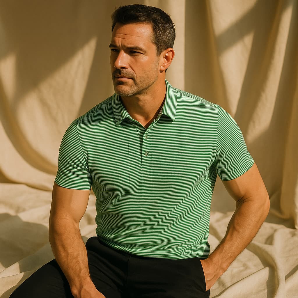 Vicente™ - Polo de Rayas Refinado