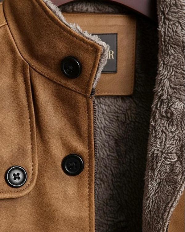Chaqueta de Cuero Elegante