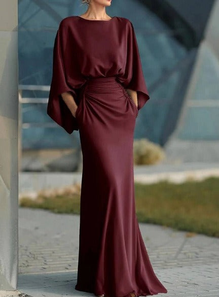 Alicia | Vestido elegante de espalda abierta en V