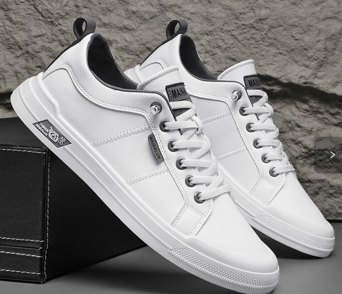Nordica White™ | Zapatillas de Cuero Clásicas