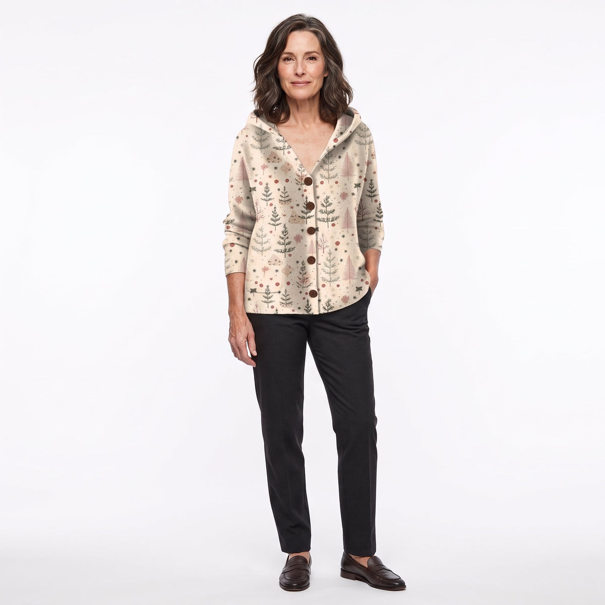 Marcella | Chamarra de Punto con Capucha