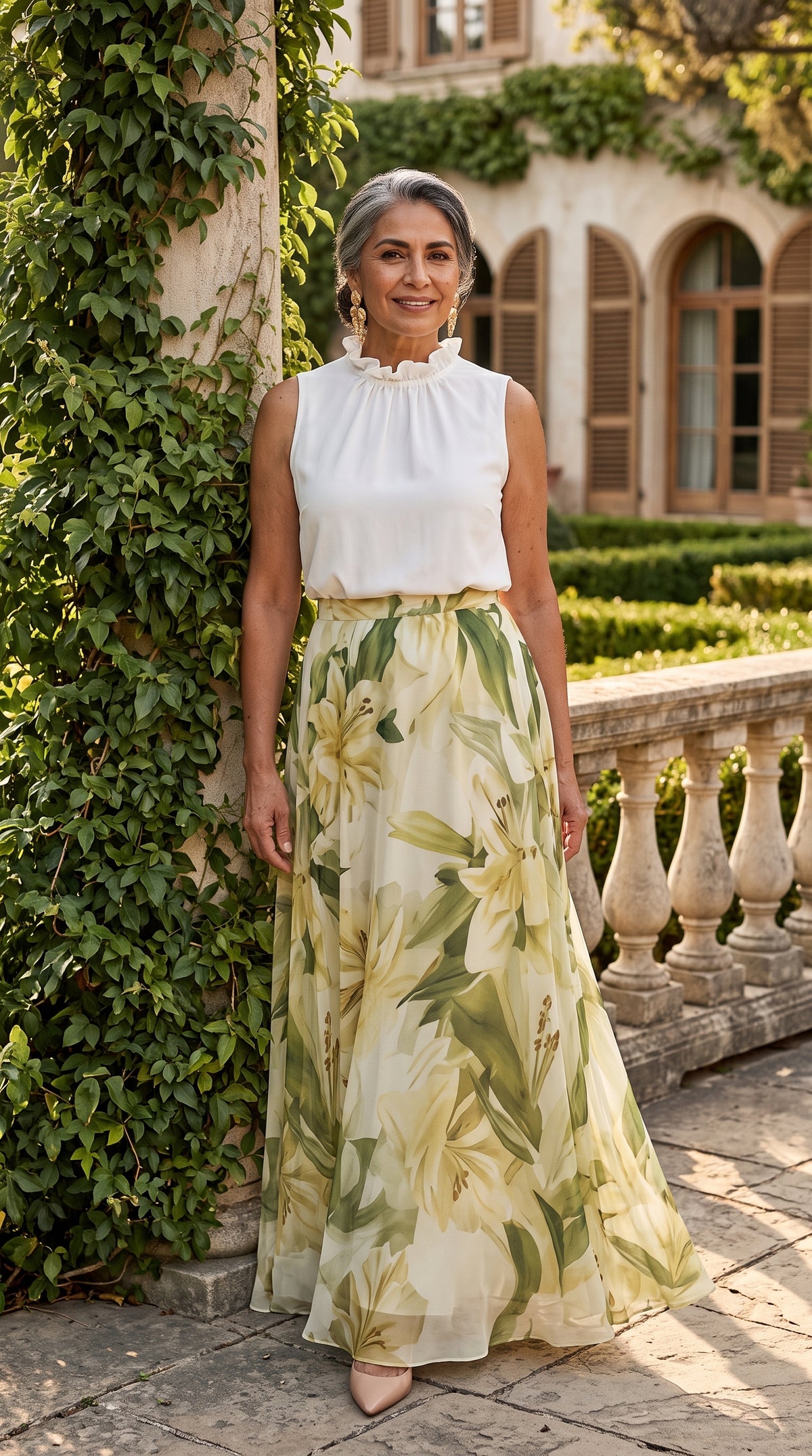 Lyselle™ | Elegante conjunto ligero con estampado floral