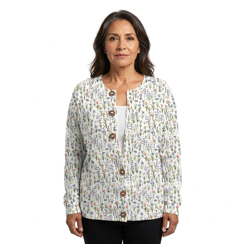 Primavera | Cárdigan Estampado Pradera Floral
