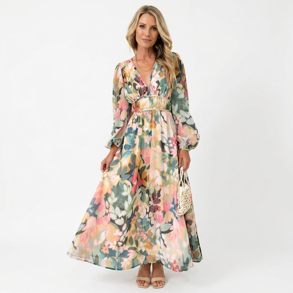 Celine | Vestido Femenino con Estampado Floral