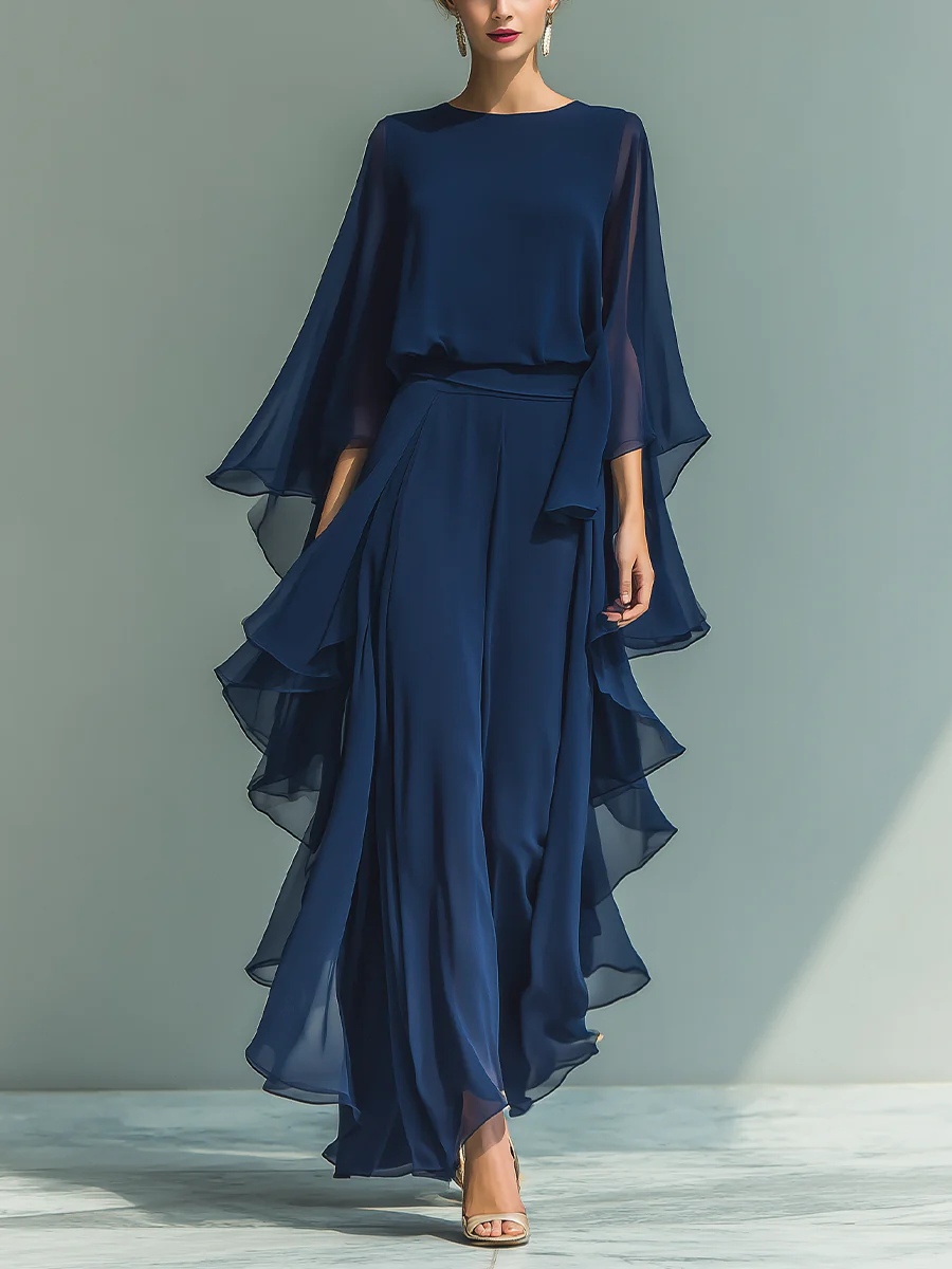 Conjunto Aurora™ | Elegante con volantes fluidos